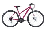 Велосипед 28' рама женская, алюминий STINGER LIBERTY Evo розовый, диск, 24 ск., 17'